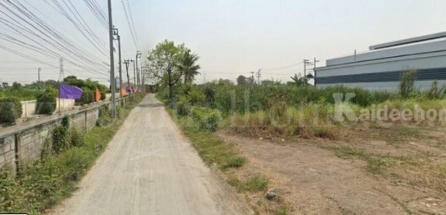 ที่ดิน 103 ตร.วา ถนนบางบัวทอง-ไทรน้อย ใกล้โรงพยาบาลพิมลราช ทำเลดี ราคาถูก