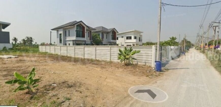 ที่ดิน 103 ตร.วา ถนนบางบัวทอง-ไทรน้อย ใกล้โรงพยาบาลพิมลราช ทำเลดี ราคาถูก