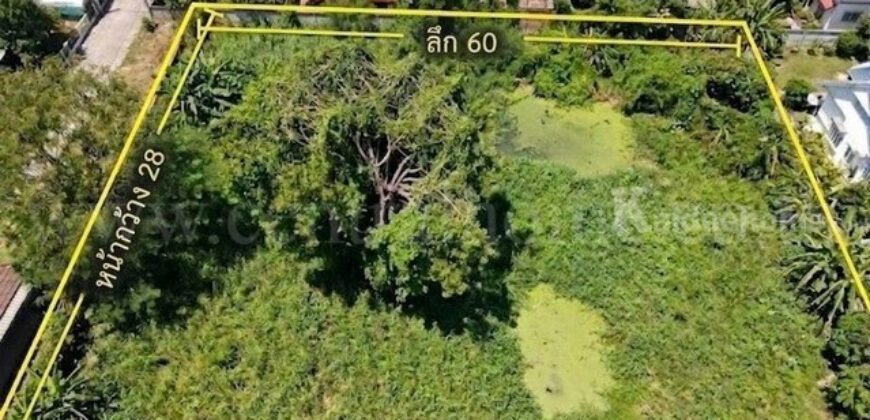 ที่ดินเปล่า 347 ตร.ว ถมแล้ว ซอยร่วมใจพัฒนา บางขุนกอง ใกล้โฮมโปรราชพฤกษ์ นครอินทร์