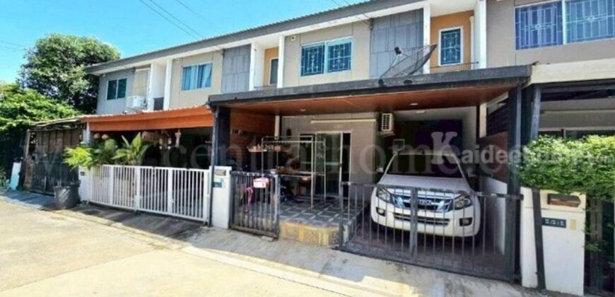 ทาวน์โฮม พฤกษา 107 ติวานนท์ รังสิต เลียบคลองประปา ถูกสุดในโครงการ