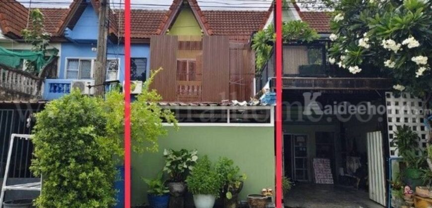 ทาวน์เฮ้าส์ 2 ชั้น หมู่บ้าน ชาวฟ้าลำลูกกา-คลอง2 พร้อมอยู่ ทำเลดี ราคาถูกสุดในโครงการ