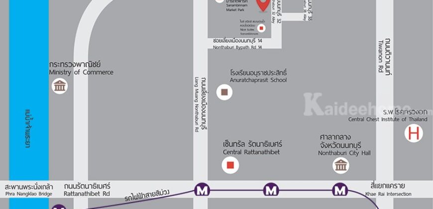 ให้เช่า Warehouse โกดัง คลังสินค้า ขนาด 108 ตร.ม. สนามบินน้ำ นนทบุรี