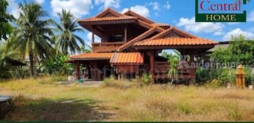 บ้านเดี่ยว 2 ชั้น ไม้สักทรงไทย อำเภอดอกคำใต้ จังหวัดพะเยา วิวเขา