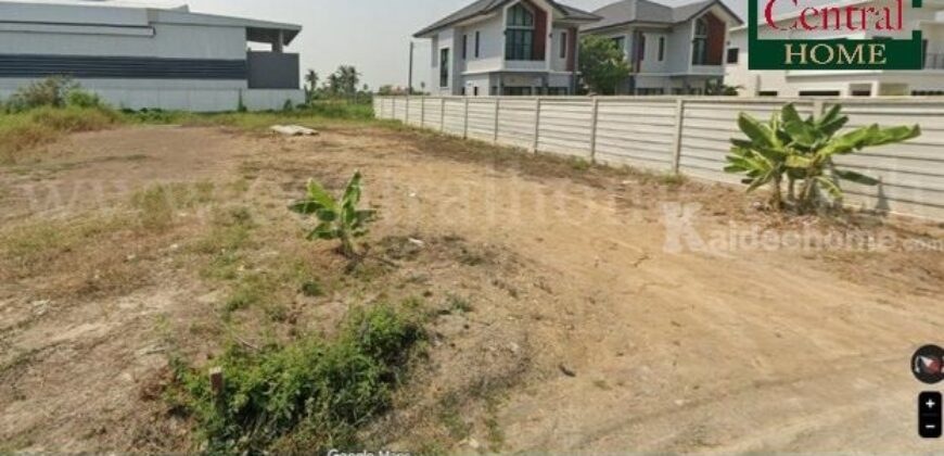 ที่ดิน 103 ตร.วา ถนนบางบัวทอง-ไทรน้อย ใกล้โรงพยาบาลพิมลราช ทำเลดี ราคาถูก