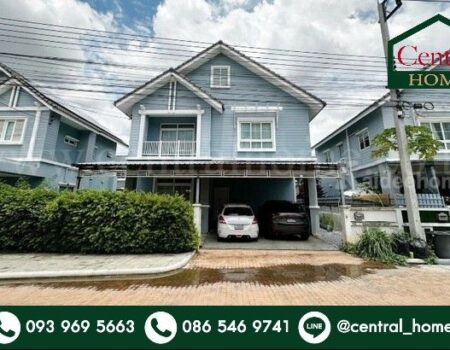 บ้านเดี่ยว 2 ชั้น อคาเดีย วิลล์ รังสิต-คลอง 2 บ้านสไตล์ อิงลิช คอตเทจ พร้อมอยู่ ราคาถูก
