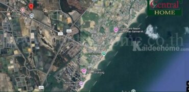 ที่ดินเปล่า 318 ตารางวา ที่สวย ใกล้หาดเจ้าสำราญ เพชรบุรี