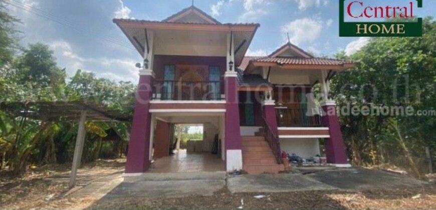 บ้านเดี่ยว ชั้นเดียว 200 ตร.ว บ้านกล้วย ไทรน้อย ราคาถูก
