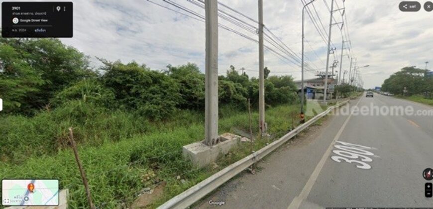 ให้เช่าที่ดิน 3 ไร่ 1 งาน 17 ตรว. ติดถนน คู่ขนานกาญจนาภิเษก ตรงข้ามมหาวิทยาลัย Western โทร 0924299094
