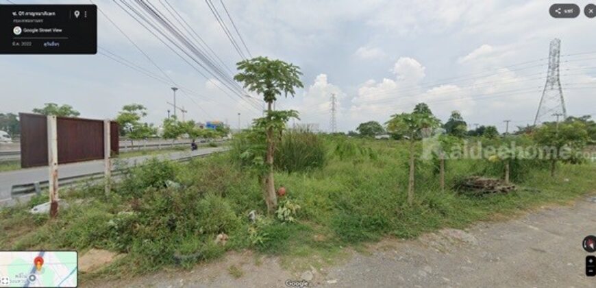 ให้เช่าที่ดิน 3 ไร่ 1 งาน 17 ตรว. ติดถนน คู่ขนานกาญจนาภิเษก ตรงข้ามมหาวิทยาลัย Western โทร 0924299094