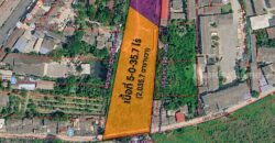 ที่ดินกระทุ่มแบน สมุทรสาคร เนื้อที่ 5-0-35.7 ไร่ ถมแล้ว ผังสีส้ม