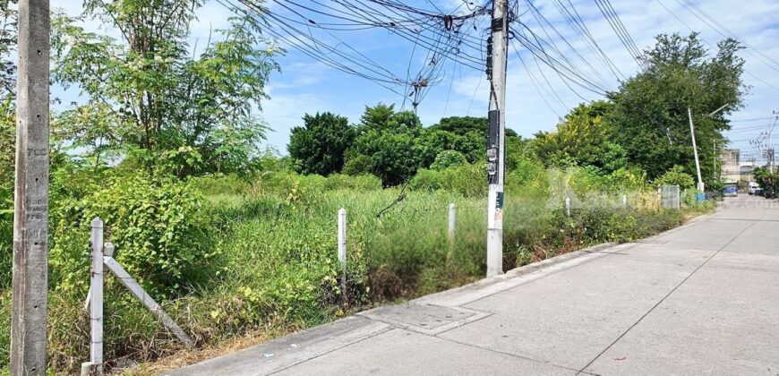 ที่ดินกระทุ่มแบน สมุทรสาคร เนื้อที่ 5-0-35.7 ไร่ ถมแล้ว ผังสีส้ม