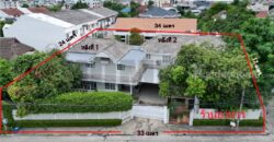 บ้านเดี่ยว 2 ชั้น 2 หลัง มีร้านอาหาร | 179 ตรว. | พื้นที่ใช้สอย 500 ตรม. | 5 นอน | 6 น้ำ | จอดรถ 2 คัน | ห้องอเนกประสงค์ชั้น1 ห้องทำงาน | ห้องแม่บ้าน 2 ห้องน้ำแม่บ้าน 2