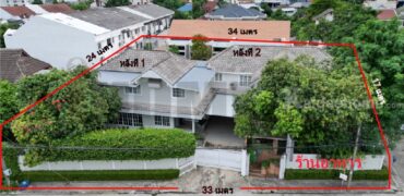 บ้านเดี่ยว 2 ชั้น 2 หลัง มีร้านอาหาร | 179 ตรว. | พื้นที่ใช้สอย 500 ตรม. | 5 นอน | 6 น้ำ | จอดรถ 2 คัน | ห้องอเนกประสงค์ชั้น1 ห้องทำงาน | ห้องแม่บ้าน 2 ห้องน้ำแม่บ้าน 2