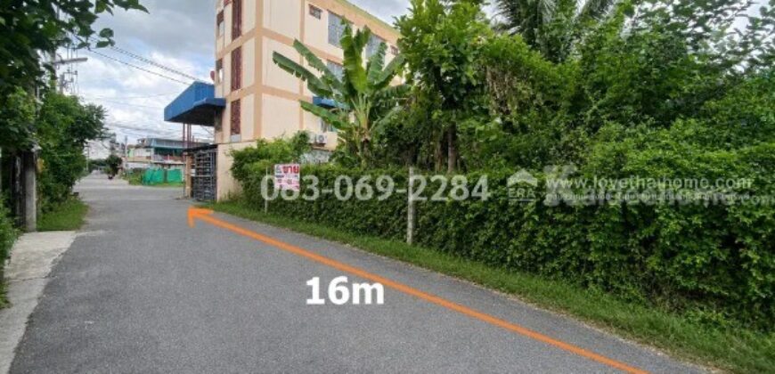 ขายที่ดินลาดพร้าว87 แยก12 เชื่อมออกลาดพร้าว101 ใกล้สถานีรถไฟฟ้า ท้ายซอยลัดออกเลียบทางด่วน-เอกมัย-รามอินทราได้ พื้นที่ 100 ตรว. ราคาถูกที่สุดในนั้นแล้ว