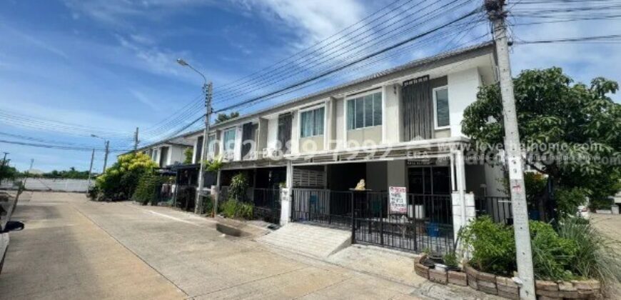 ขายทาวน์เฮ้าส์ 2 ชั้น ถนนบางขุนเทียน ซอยเทียนทะเล 7 แยก 6 หมู่บ้านพฤกษาวิลล์ 80 พื้นที่ 22.1 ตรว. หลังมุม พร้อมอยู่! ทำเลดี ใกล้เซ็นทรัล พระราม 2 ราคาพิเศษเพียง 3.3 ล้านบาทเท่านั้น