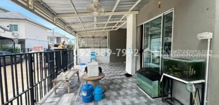 ขายทาวน์เฮ้าส์ 2 ชั้น ถนนบางขุนเทียน ซอยเทียนทะเล 7 แยก 6 หมู่บ้านพฤกษาวิลล์ 80 พื้นที่ 22.1 ตรว. หลังมุม พร้อมอยู่! ทำเลดี ใกล้เซ็นทรัล พระราม 2 ราคาพิเศษเพียง 3.3 ล้านบาทเท่านั้น