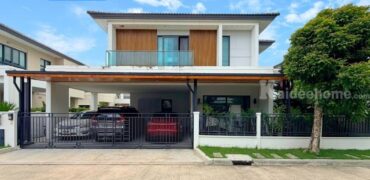 ขายด่วน!! บ้านเดี่ยว 2 ชั้น เซนโทร วงแหวน-จตุโชติ (ขนาด 59 ตร.ว.) เดินทางง่าย ใกล้ทางด่วนนิดเดียว สามวาตะวันตก คลองสามวา กทม. : Centro Wongwaen-Chatuchot