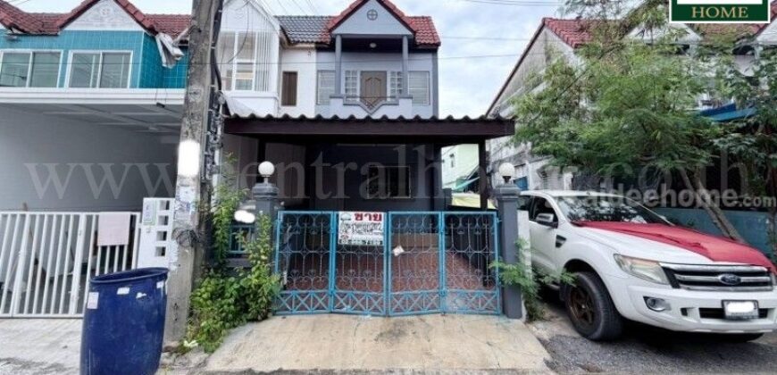 ทาวน์เฮ้าส์ ทรัพย์ดินทอง เทพารักษ์ หลังริม รีโนเวทพร้อมอยู่