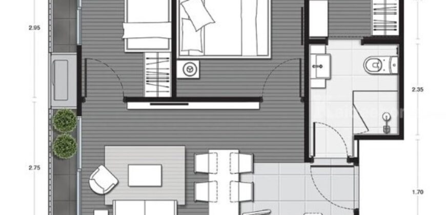Noble Around ARI ติด BTS อารีย์, ห้อง 1 Bed Plus ขนาด 44.89 ตรม., ห้องมุมชั้น 17 ตำแหน่งดีที่สุด ห้องสภาพดี เจ้าของไม่เคยอยู่ ราคาต่ำกว่าตลาด 9,390,000 บ. ยินดีรับฟังทุกข้อเสนอ
