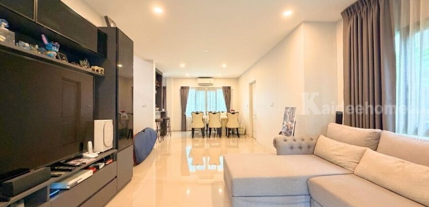 ขายด่วน!! บ้านเดี่ยว 2 ชั้น เซนโทร วงแหวน-จตุโชติ (ขนาด 59 ตร.ว.) เดินทางง่าย ใกล้ทางด่วนนิดเดียว สามวาตะวันตก คลองสามวา กทม. : Centro Wongwaen-Chatuchot