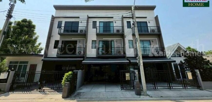 ทาวน์โฮม 3 ชั้น บ้านกลางเมือง ราชพฤกษ์-สาทร บ้านใหม่ สภาพดี แปลงหน้าสวน