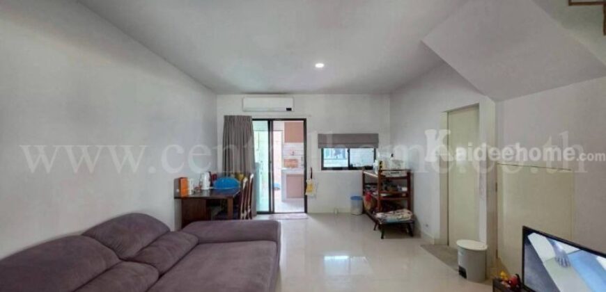 ทาวน์โฮม 3 ชั้น บ้านกลางเมือง ราชพฤกษ์-สาทร บ้านใหม่ สภาพดี แปลงหน้าสวน