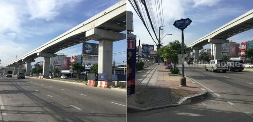 ขายที่ดินถมแล้ว 95 ตารางวา ศรีนครินทร์ 36 ใกล้ MRT ศรีนุช