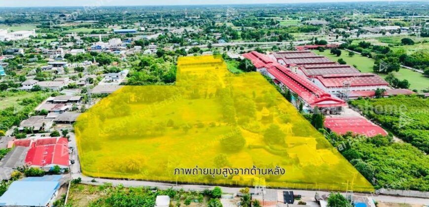 ขายที่ดินพร้อมบ้าน ติดถนนเพชรเกษม อ.บ้านโป่ง จ.ราชบุรี พิ้นที่ 26-0-88 ไร่