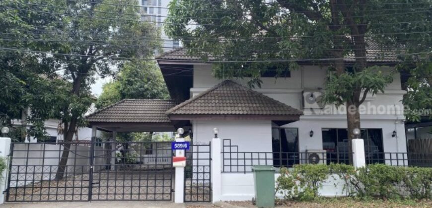 รหัสC7270 ให้เช่าบ้านเดี่ยว 2ชั้น ถนนประชาอุทิศ เลียบด่วนเอกมัย-รามอินทรา เหม่งจ๋าย ห้วยขวาง เหมาะทำโฮมออฟฟิศ