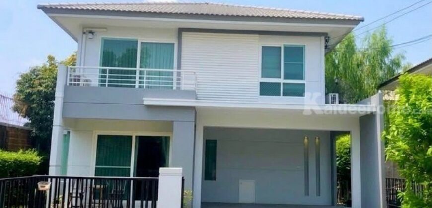 รหัสC7273 ให้เช่าบ้านเดี่ยว 2ชั้น หมู่บ้านสีวลี สุวรรณภูมิ บางพลี สมุทรปราการ บ้านตกแต่งครบพร้อมอยู่