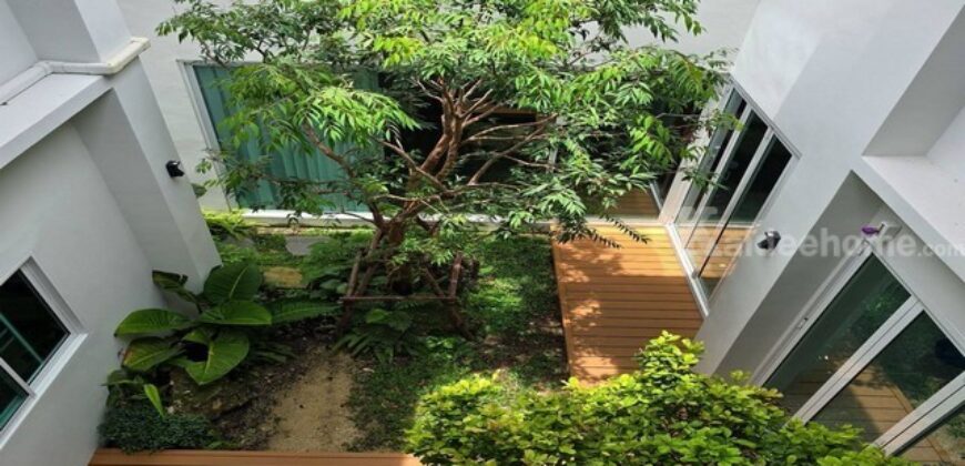 รหัสC7275 บ้านพร้อมอยู่ ให้เช่าบ้านเดี่ยว 2ชั้น ย่านถนนพระราม 9 บ้านตกแต่งพร้อมเข้าอยู่