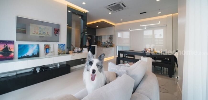 รหัสC7278 บ้านตกแต่งพร้อมอยู่ ให้เช่าบ้านเดี่ยว 2ชั้น หมู่บ้านบางกอก บูเลอวาร์ด พระราม 9-ศรีนครินทร์