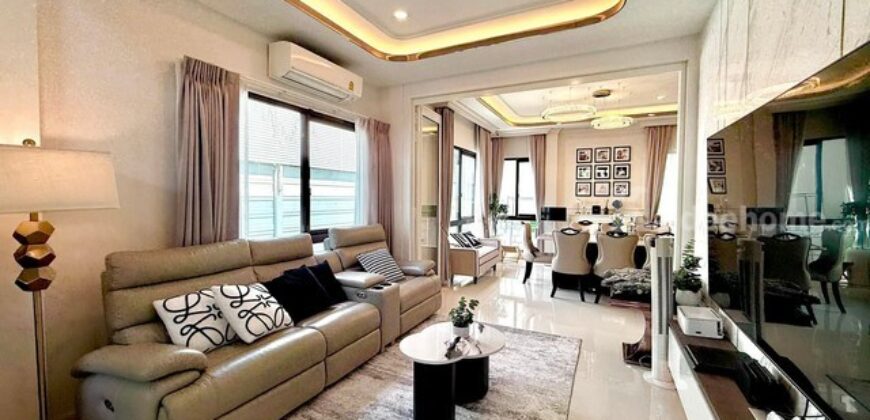 รหัสC7281 บ้านตกแต่งสวยพร้อมอยู่ ให้เช่าบ้านเดี่ยว 2ชั้น เดอะ ซิตี้ เอกมัย-ลาดพร้าว The City Ekkamai – Ladprao