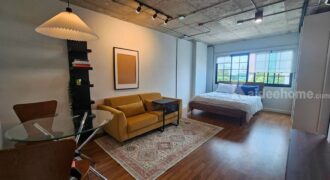 One Thonglor Station 31 sq.m. Studio Loft, 200m from BTS Thong Lo behind T-One. High Yield 8%+, fully furnished, only 3.65 MB.