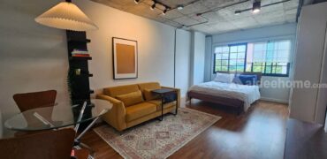 One Thonglor Station 31 sq.m. Studio Loft, 200m from BTS Thong Lo behind T-One. High Yield 8%+, fully furnished, only 3.65 MB.