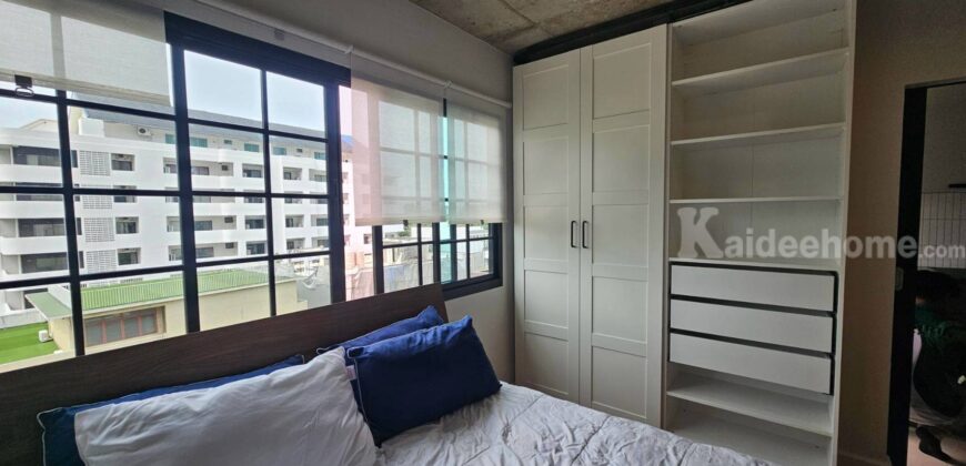One Thonglor Station 31 sq.m. Studio Loft, 200m from BTS Thong Lo behind T-One. High Yield 8%+, fully furnished, only 3.65 MB.