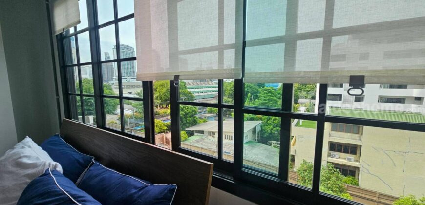 One Thonglor Station 31 sq.m. Studio Loft, 200m from BTS Thong Lo behind T-One. High Yield 8%+, fully furnished, only 3.65 MB.