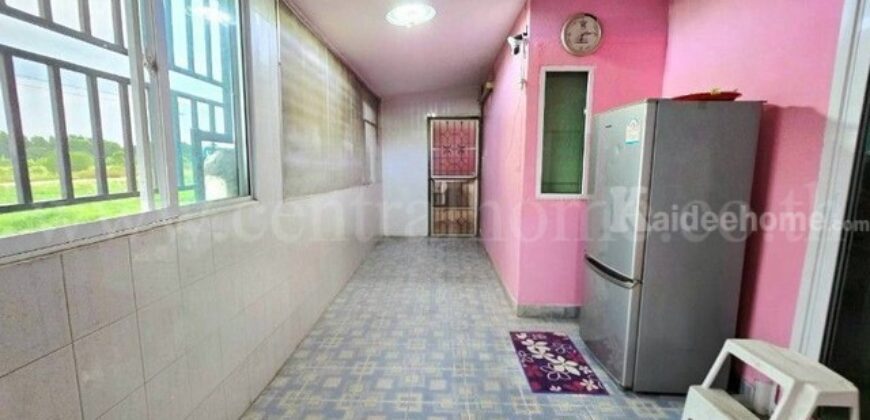 บ้านเดี่ยว หมู่บ้าน พรจิรา ลำลูกกา คลอง 7 เนื้อที่ 64 ตร.ว. ถูกสุดในโครงการ