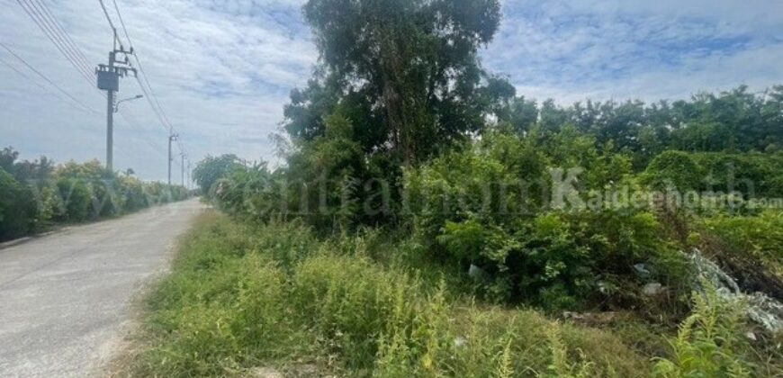 ที่ดิน ตำบลบางเสาธง อำเภอบางเสาธง สมุทรปราการ เนื้อที่ 1 ไร่