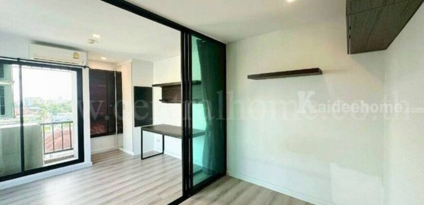 คอนโด พอส สุขุมวิท 107 ห้องมุม พื้นที่ใช้สอย 23.69 ตร.ม. ห้องสวยพร้อมอยู่