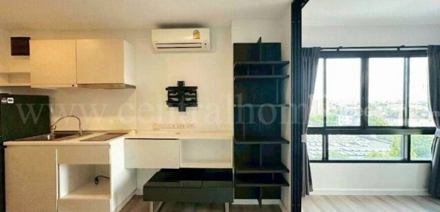 คอนโด พอส สุขุมวิท 107 ห้องมุม พื้นที่ใช้สอย 23.69 ตร.ม. ห้องสวยพร้อมอยู่