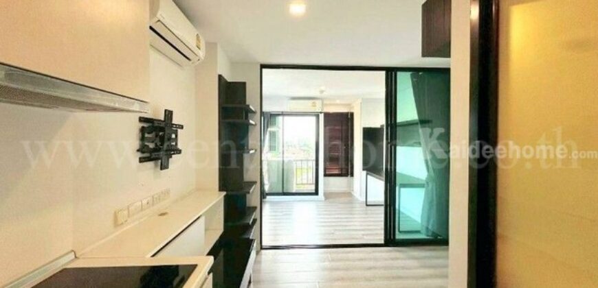 คอนโด พอส สุขุมวิท 107 ห้องมุม พื้นที่ใช้สอย 23.69 ตร.ม. ห้องสวยพร้อมอยู่