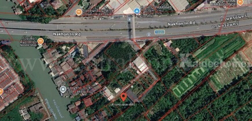 ที่ดิน 300 ตร.วา ถนนนครอินทร์ ทำเลดี ราคาถูก ใกล้สิ่งอำนวยความสะดวกครบ