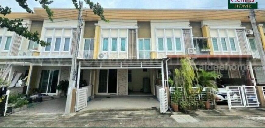 ทาวน์โฮม โกลเด้น ทาวน์ รัตนาธิเบศร์ รถไฟฟ้า-บางพูล ใหม่พร้อมอยู่