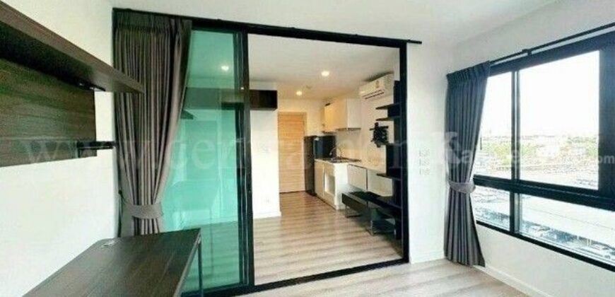 คอนโด พอส สุขุมวิท 107 ห้องมุม พื้นที่ใช้สอย 23.69 ตร.ม. ห้องสวยพร้อมอยู่
