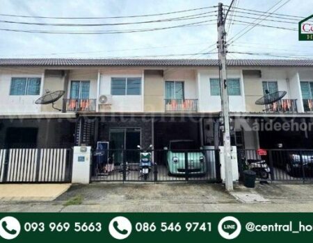 ทาวน์โฮม 2 ชั้น พฤกษา 107 ติวานนท์ รังสิต เลียบคลองประปา ถูกสุดในโครงการ