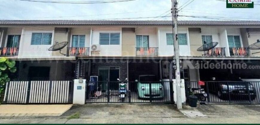 ทาวน์โฮม 2 ชั้น พฤกษา 107 ติวานนท์ รังสิต เลียบคลองประปา ถูกสุดในโครงการ