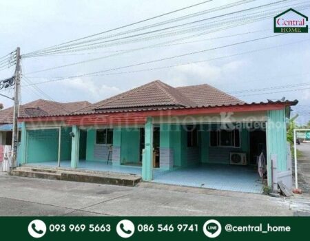 บ้านเดี่ยว หมู่บ้าน สมาร์ทแลนด์ มาบยางพร ปลวกแดง ระยอง ถูกที่สุดในโครงการ