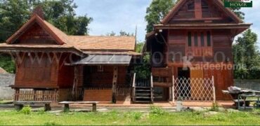 บ้านเดี่ยว บ้านเรือนไทยไม้สักทอง ถูกสุดในโซนทับมา