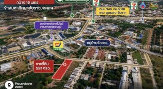 ขายด่วน ที่ดิน ข้าง ม.ราชมงคลฯ สามชุก 520 ตร.ว. จ.สุพรรณบุรี นักลงทุนต้องดู โทร. 0863414384